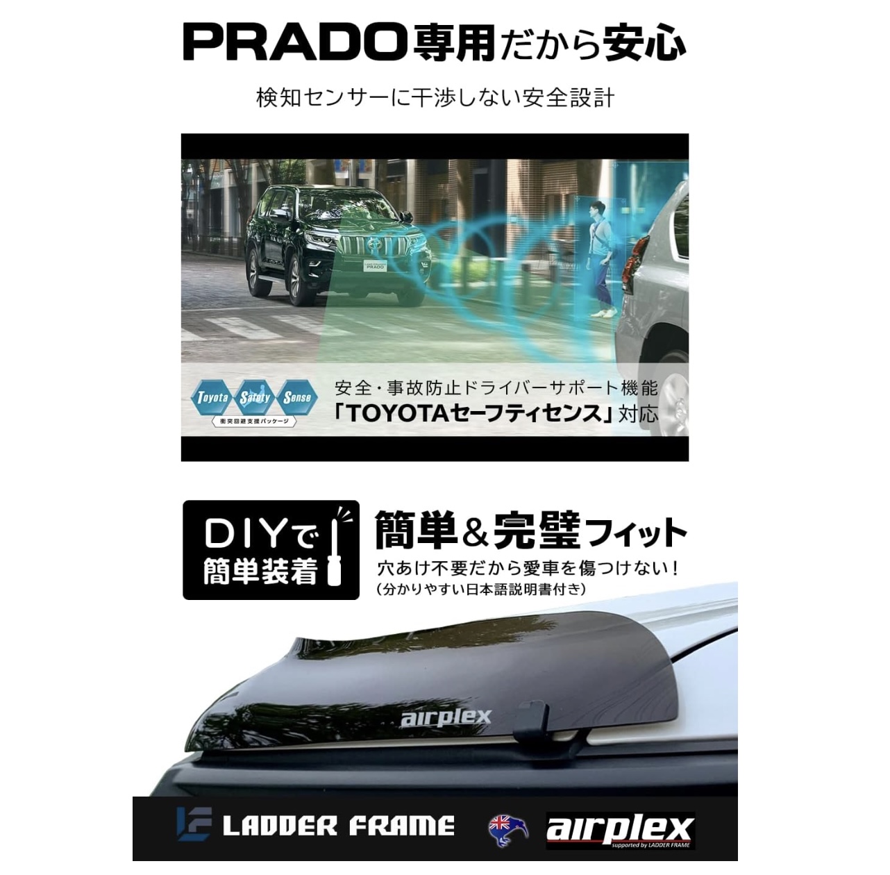 ランドクルーザー プラド専用バグガード 5
