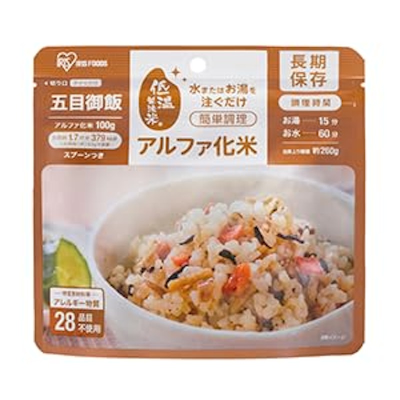 アルファ化米 5種セット 3