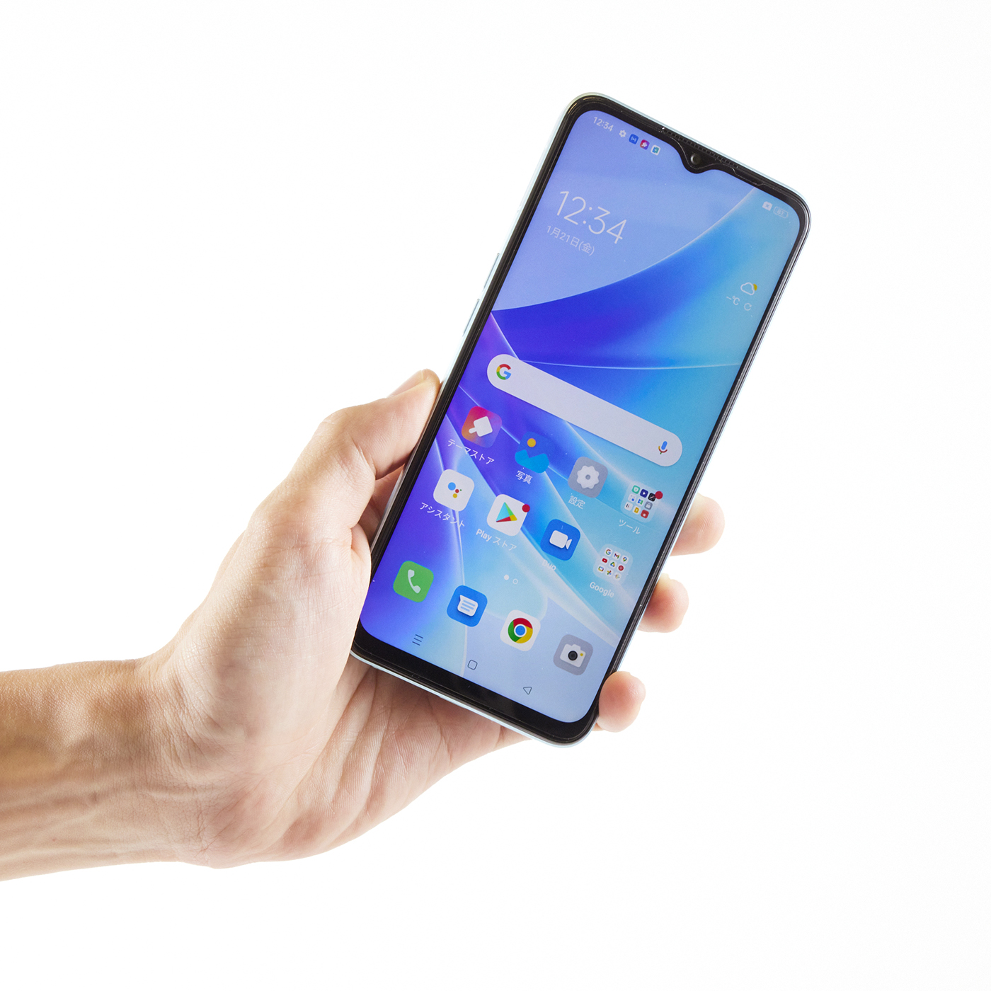 Oppo A77スマートフォン 本体 ブラック OPPO A77 | オッポ