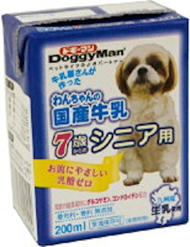 わんちゃんの国産牛乳 7歳からのシニア用 2