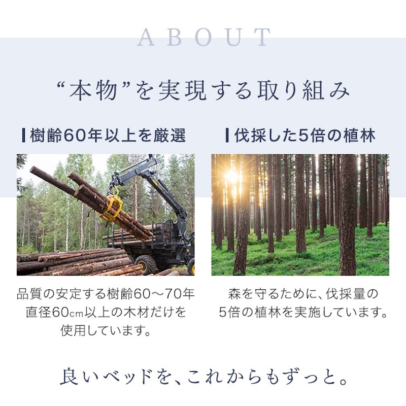 北欧パインすのこベッド 4