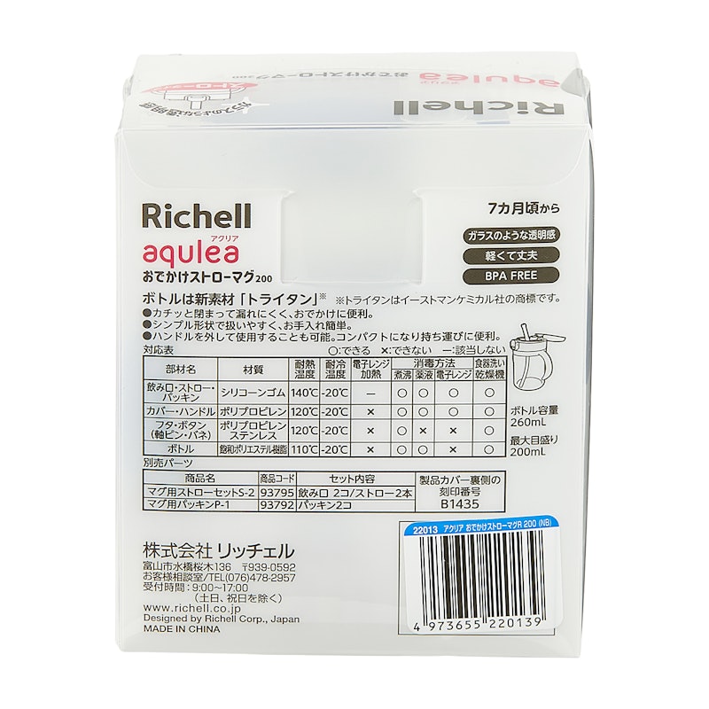 アクリア おでかけストローマグR 5