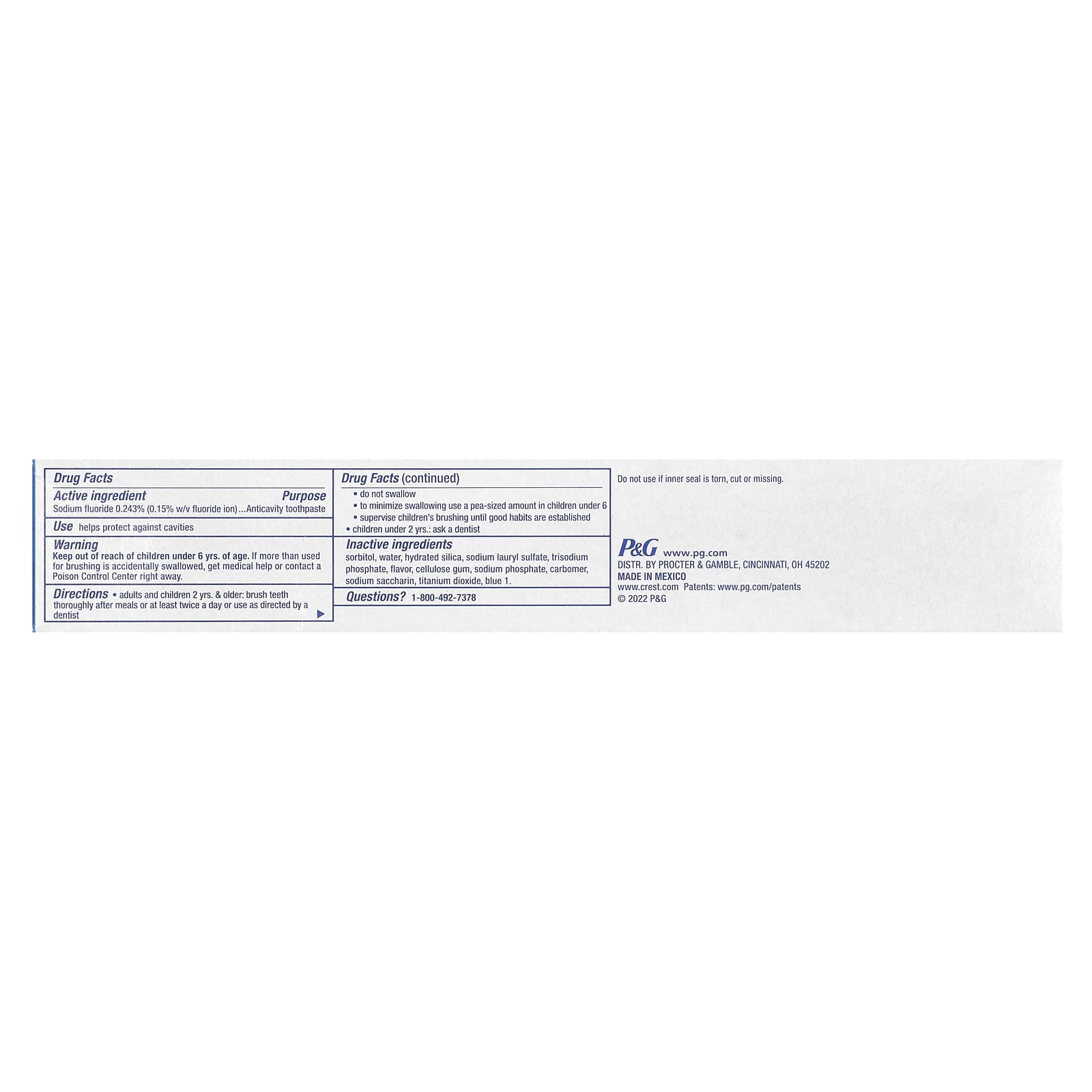 Fluoride Anticavity Toothpaste 3