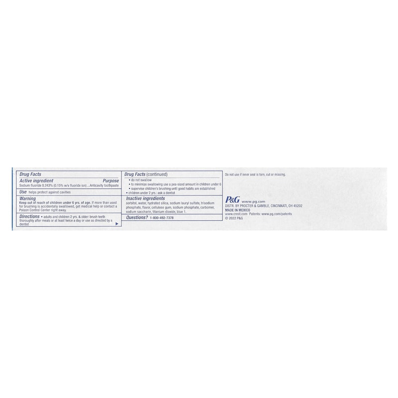 Fluoride Anticavity Toothpaste 3