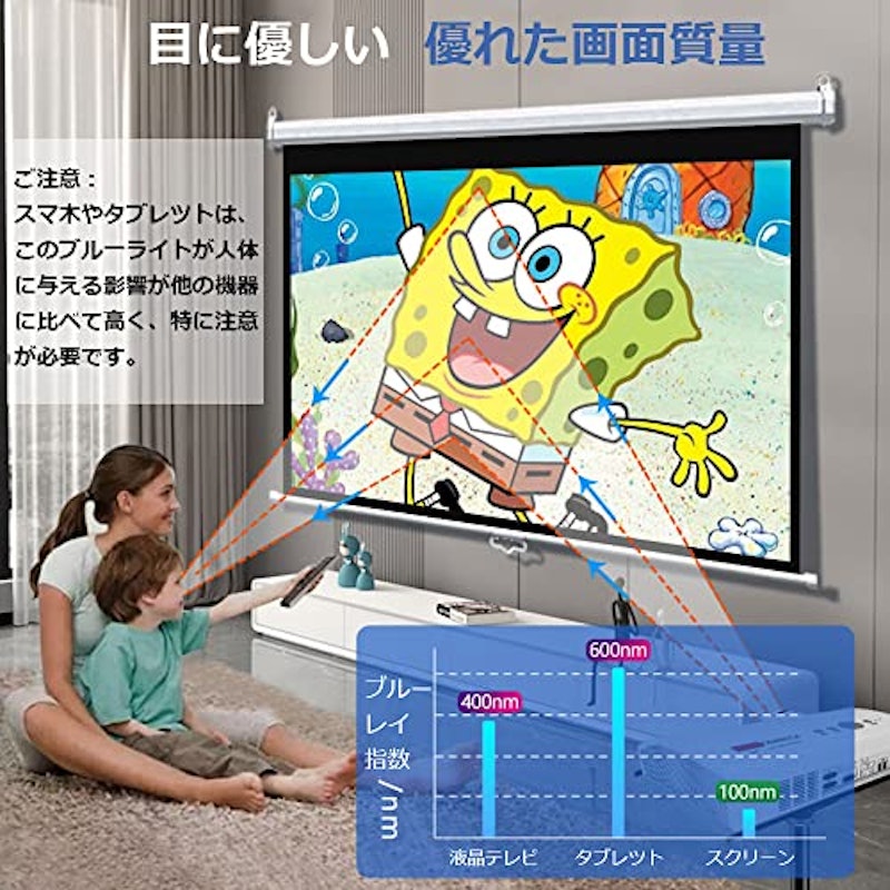 プロジェクタースクリーン ロール式 2