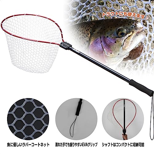 ラバーランディングネット 19型 60cm 2