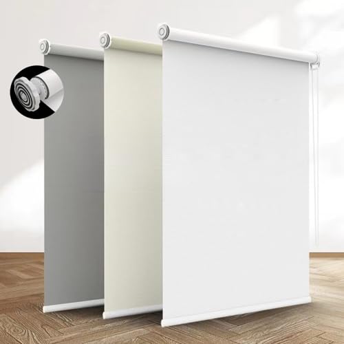 ロールスクリーン 完全遮光 つっぱりタイプ 幅180cm×丈181cm SH-16