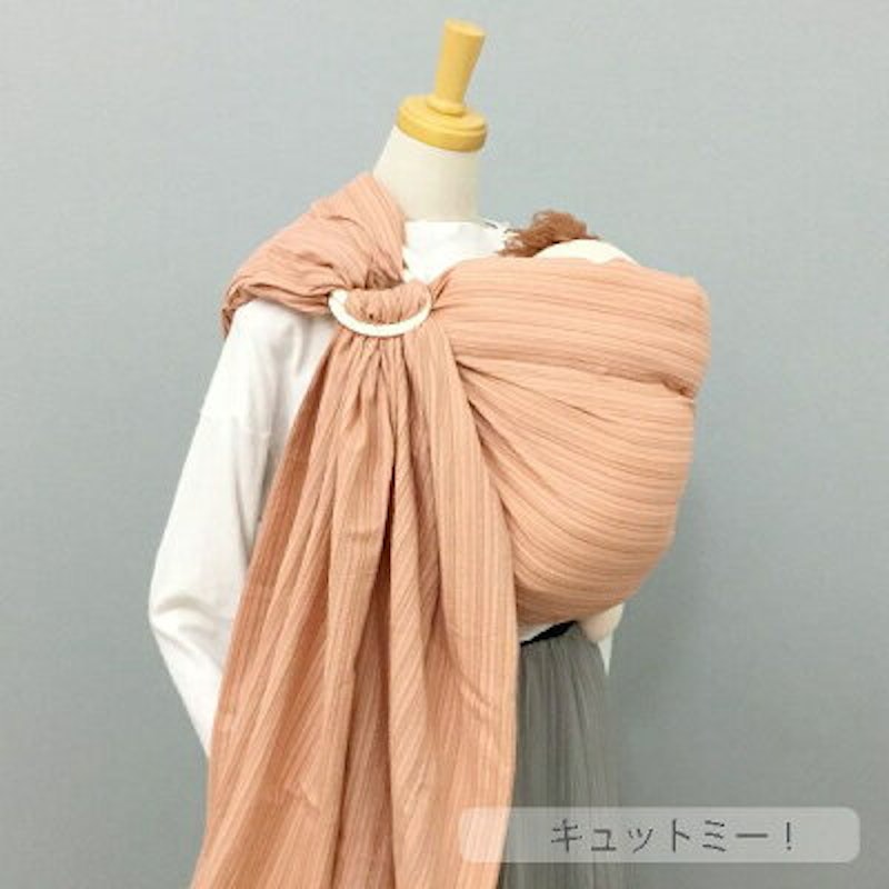 823 しじら織 サーモンピンク 2