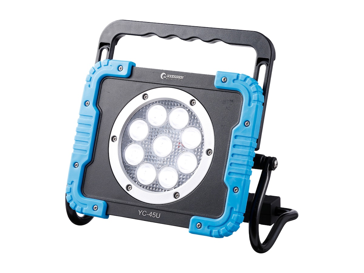 グッド・グッズ 充電式 LED投光器 YC-45Uをレビュー!クチコミ グッド・グッズ 充電式 LED投光器 YC-45Uをレビュー!クチコミ