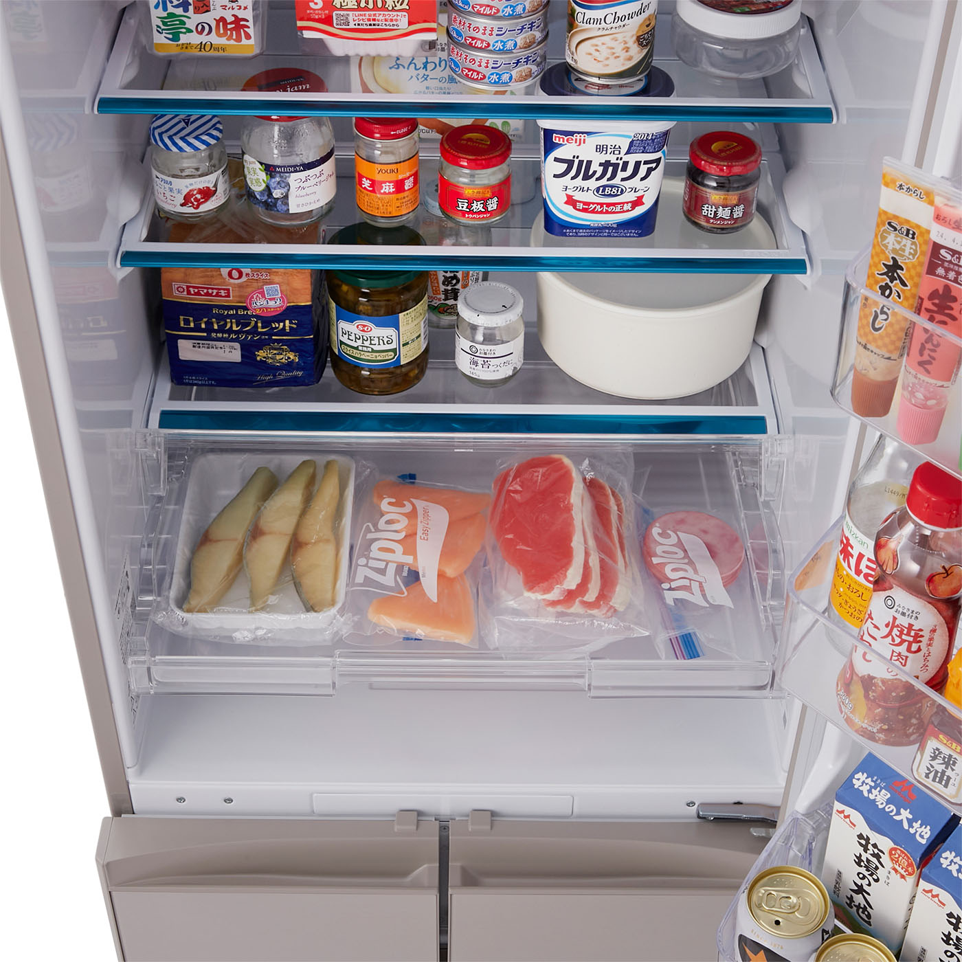 三菱電機 置けるスマート大容量 5ドア冷蔵庫 MR-MD45K-Cを検証レビュー  