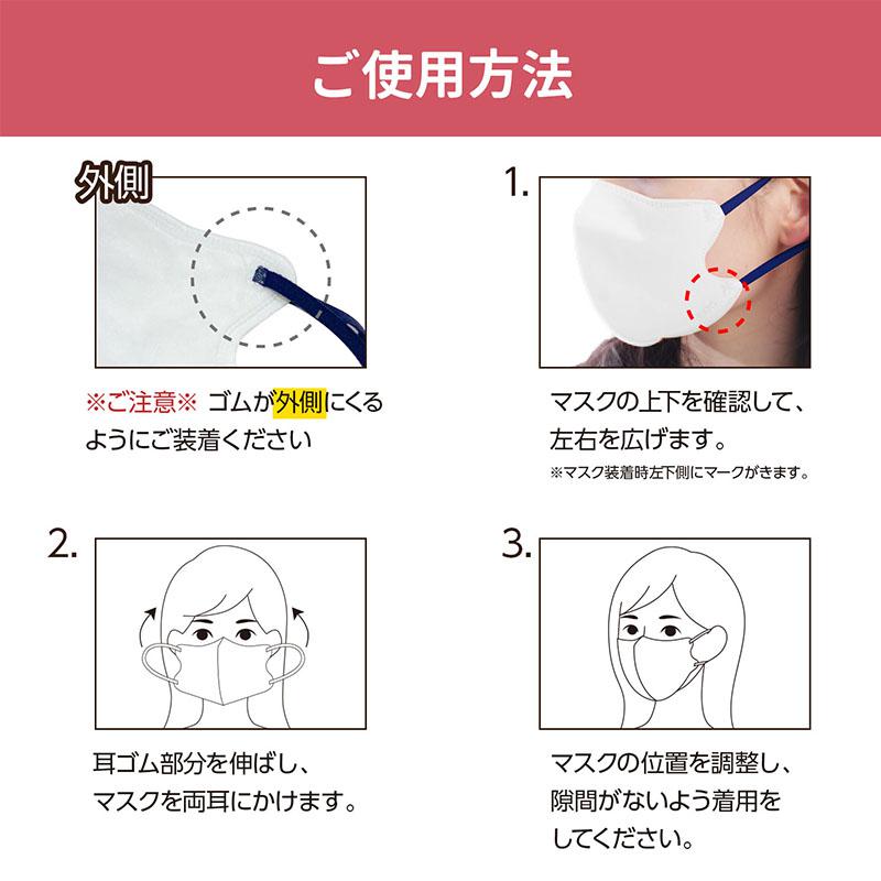 立体型スパンレース不織布カラーマスク 9