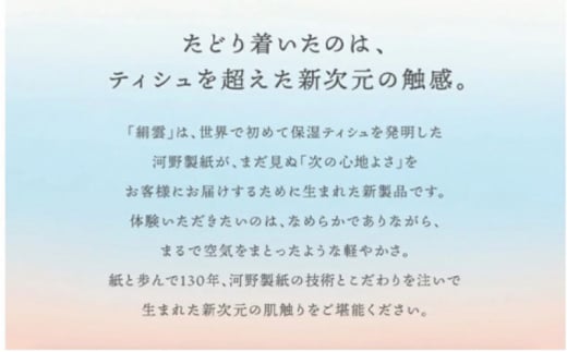 新保湿ティッシュ 絹雲 6