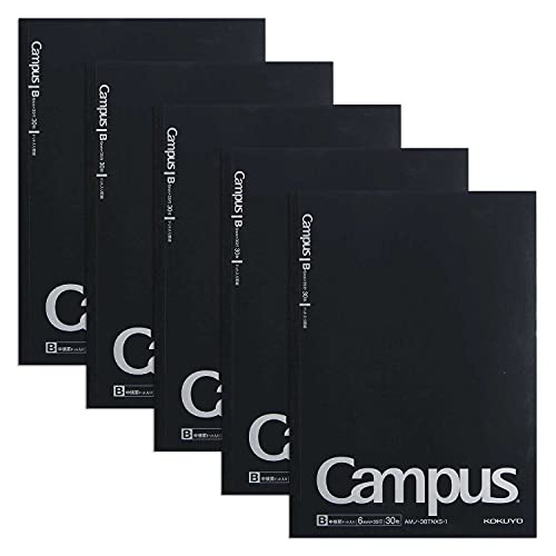キャンパスノート B5 ドット入り B罫 5冊パック 1