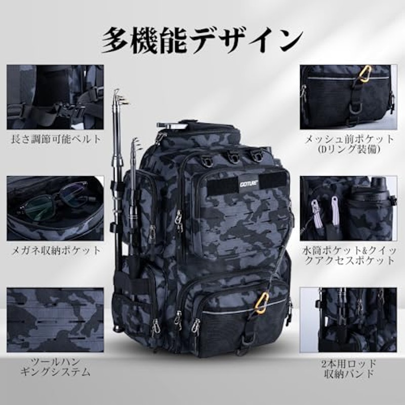 フィッシングリュック 3
