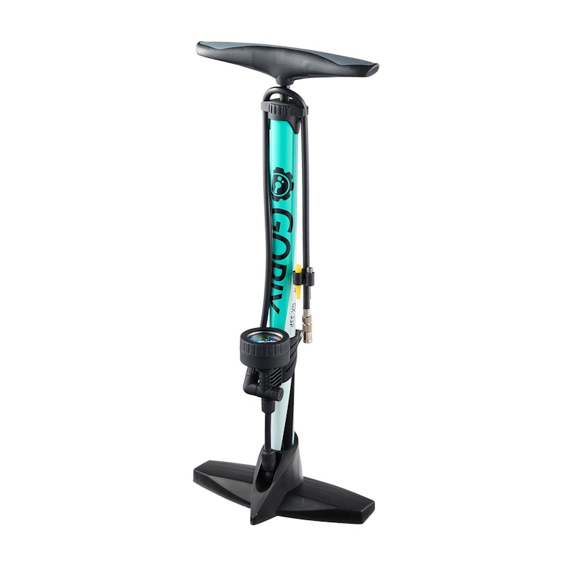 自転車空気入れ エアゲージ付き 1