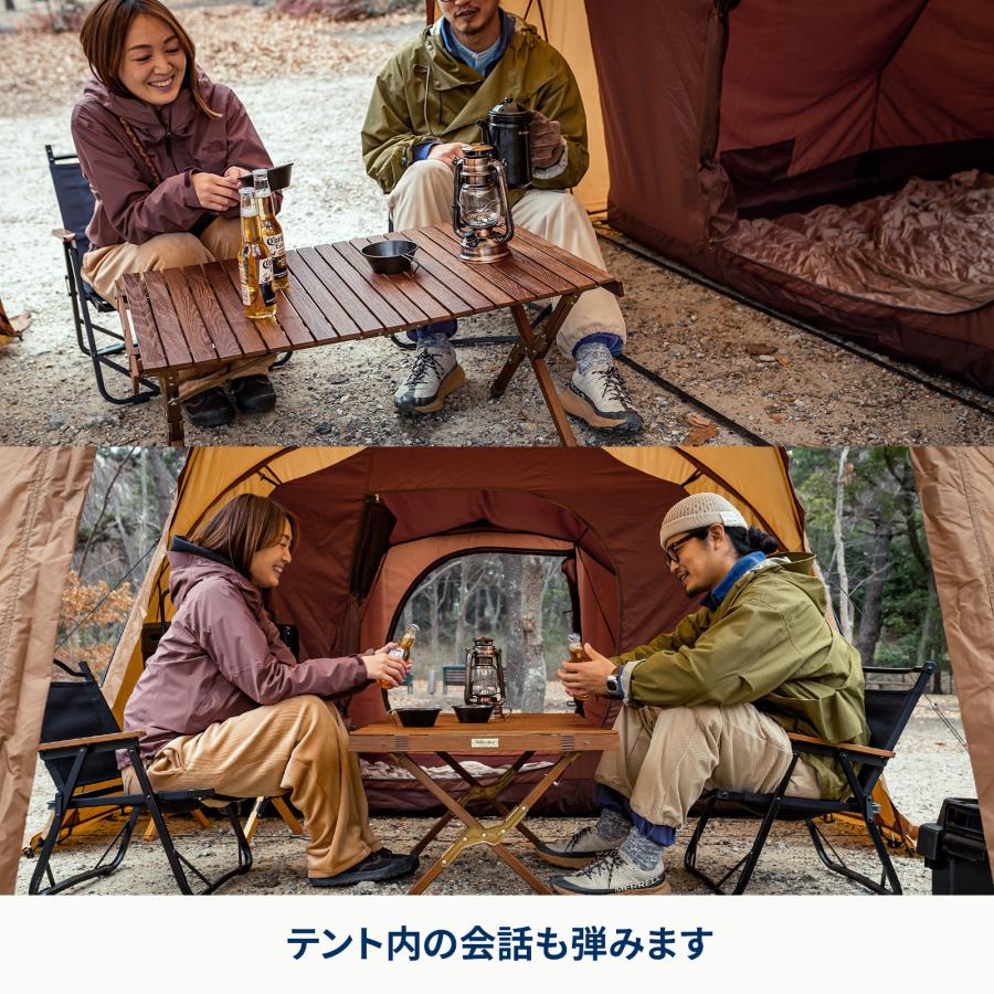 アルミフレーム2ルームテント 9