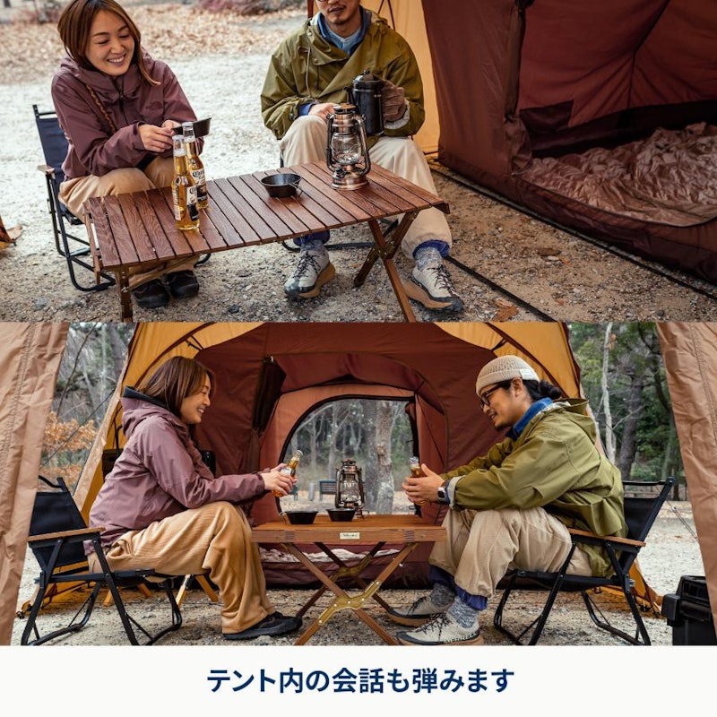 アルミフレーム2ルームテント 9
