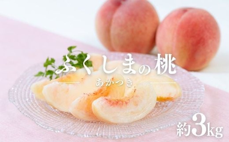 ふくしまブランド桃 あかつき 1
