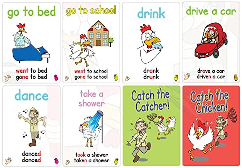 English Card Game VERBS Easy / Medium Level 3 2