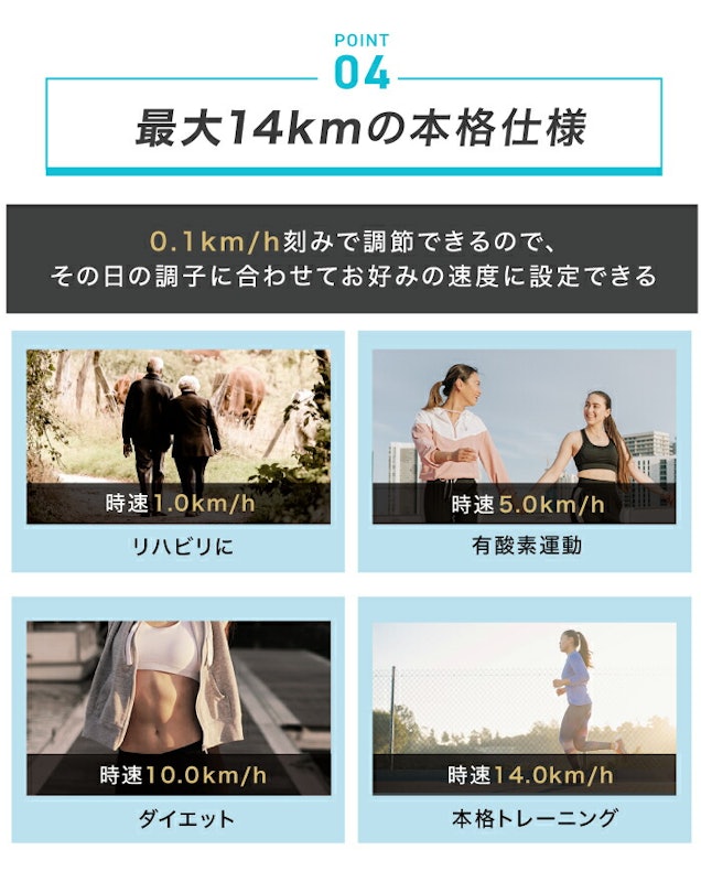 ルームランナー MAX14km/h 5