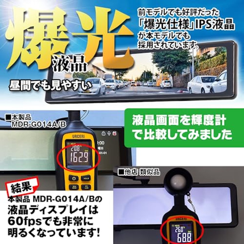 ミラー型ドライブレコーダー 3