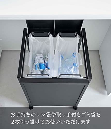 蓋付き目隠し分別ダストワゴン 3