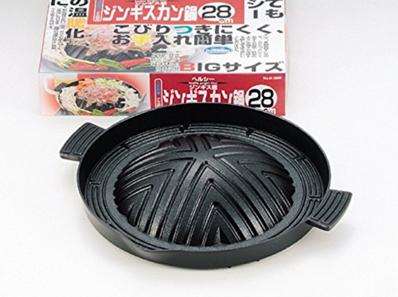 ヘルシージンギス館 ふっ素加工アルミ鋳物製ジンギスカン鍋 4