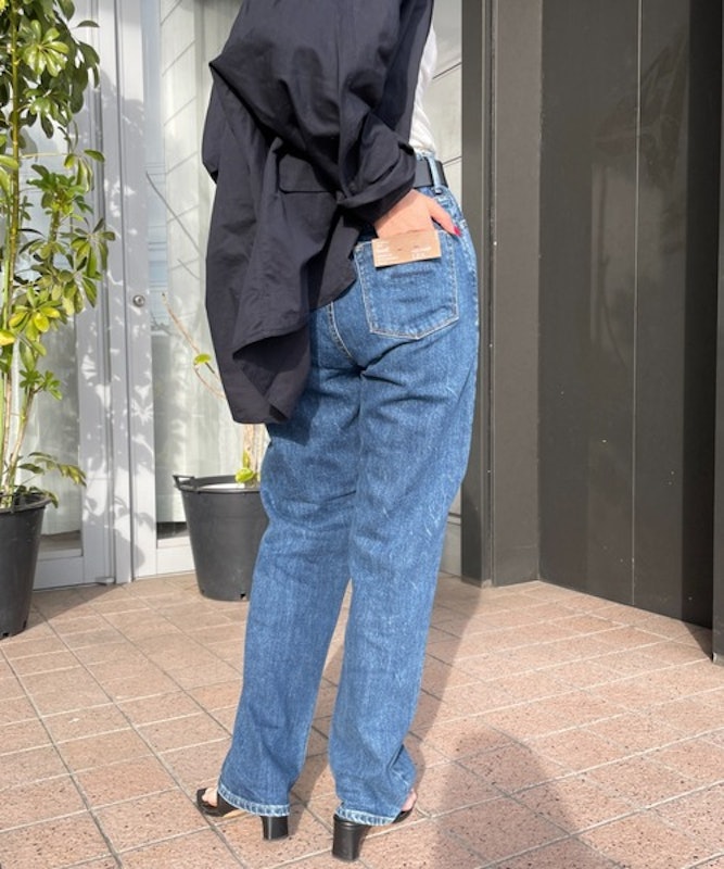 LEA ハイウエストボーイズストレートデニム 3