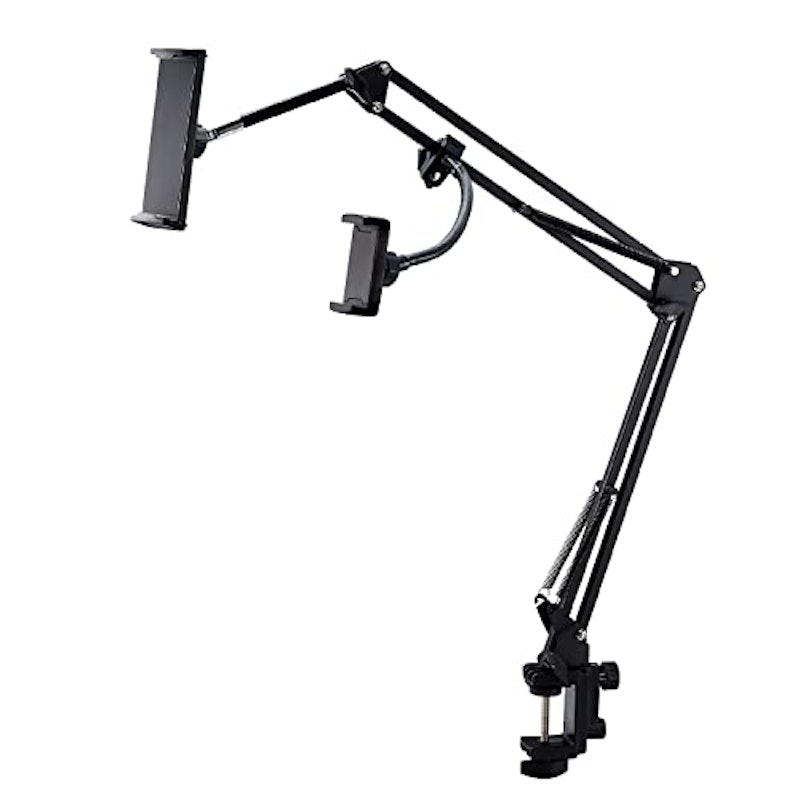 スマートフォン・タブレット用ダブルフレキシブルアームスタンド 1