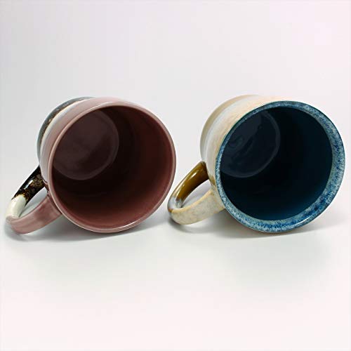 グレイズワークス 磁器マグカップ&木製トレー セット 2