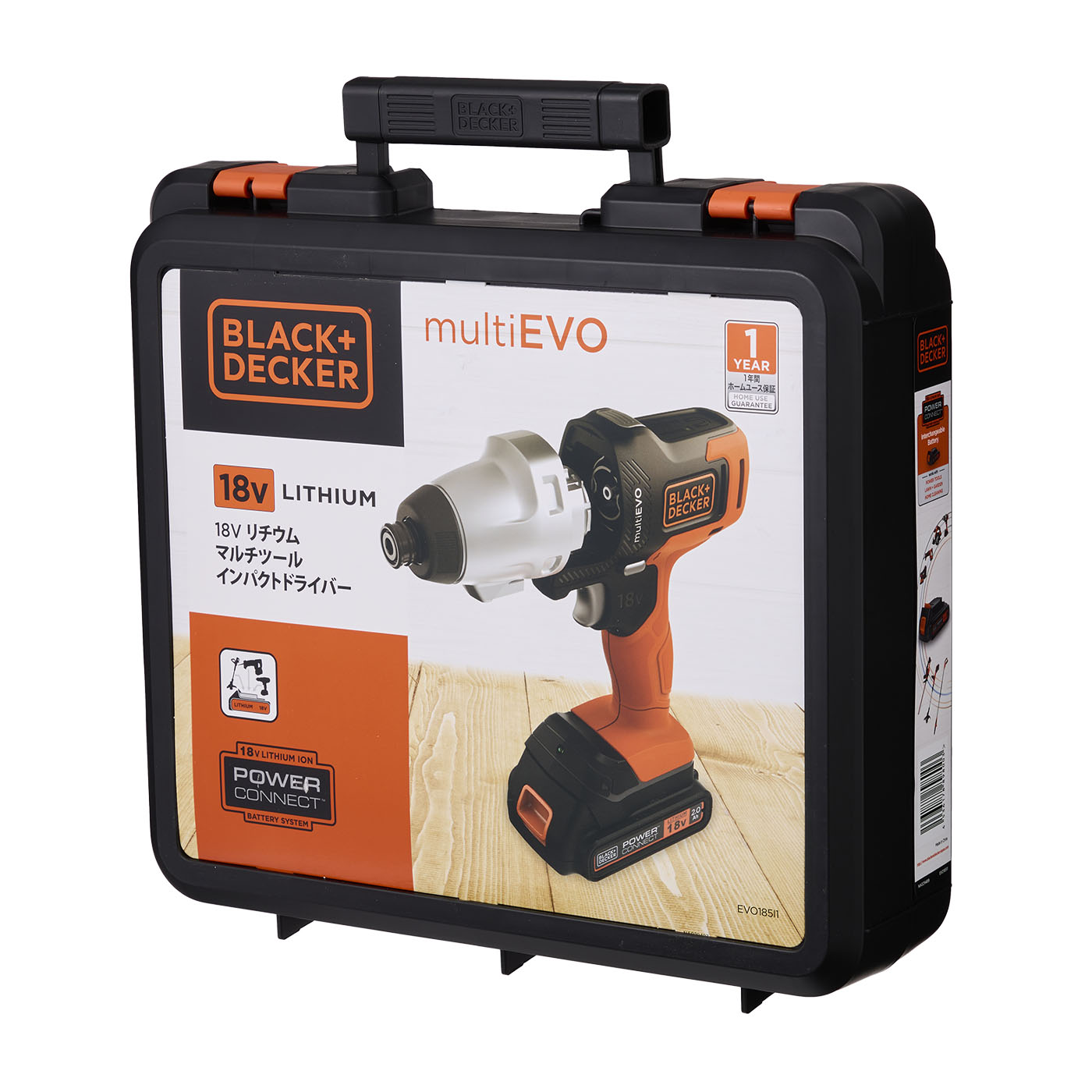 インパクトドライバー ポップリベット・ファスナー BLACK+DECKER インパクトドライバー