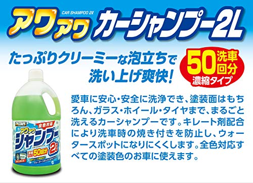 アワアワ カーシャンプー 2