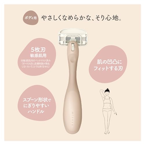 miness ボディ用カミソリ 替刃2個付 2