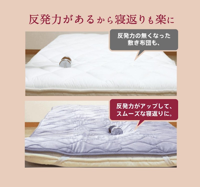 縦成型もっちり敷きパッド ルテ 6