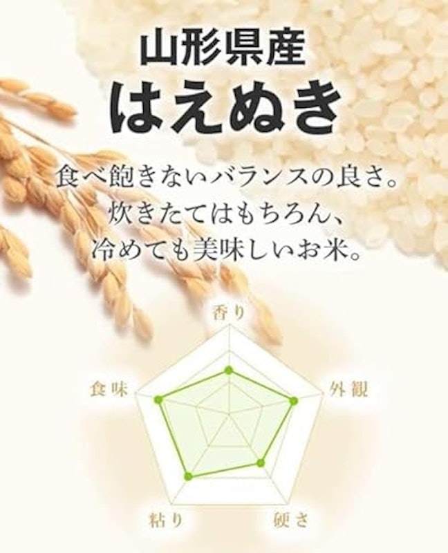 山形県産はえぬき無洗米 2