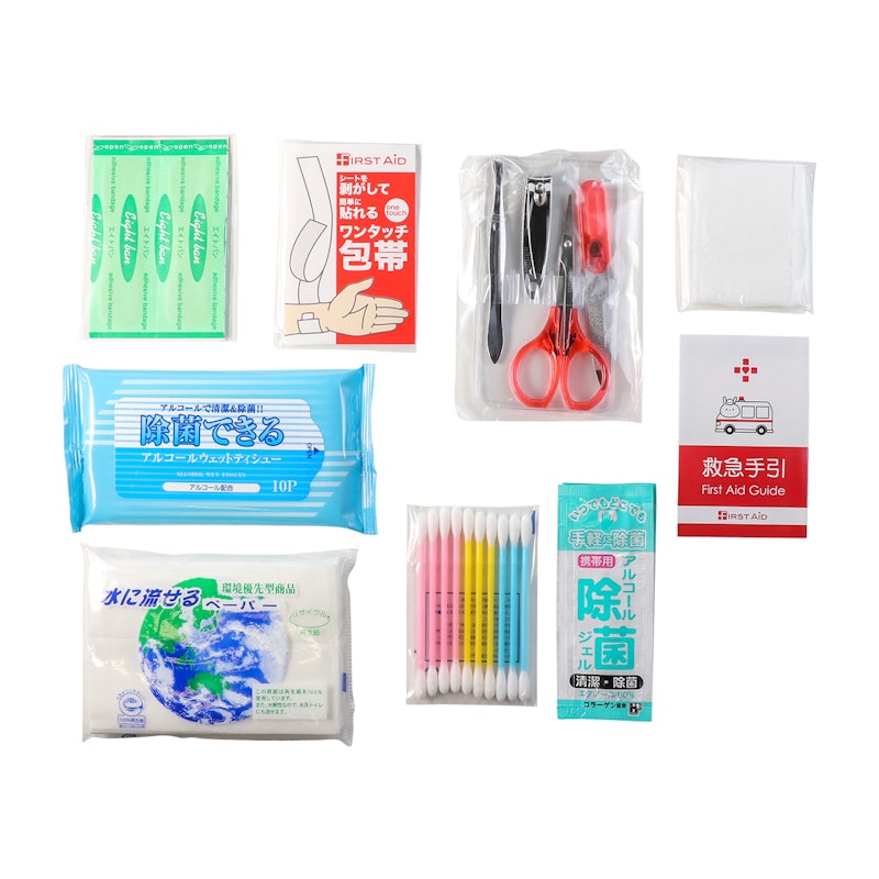 コンパクト ファーストエイドキット 15点セット 2
