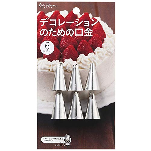 デコレーションのための口金6個セット 6