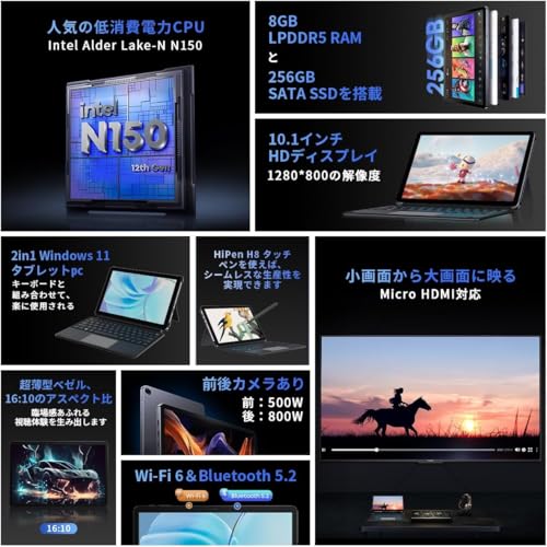 2in1タブレット 2