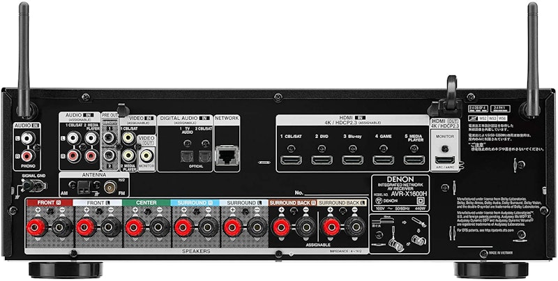 AVR-X1600H 3