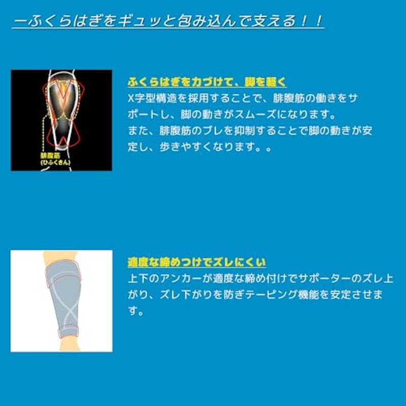 バンテリンコーワ高通気サポーター ふくらはぎ用 2