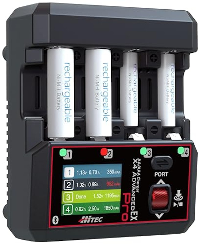 AA/AAA Charger X4 Advanced EX Pro 7