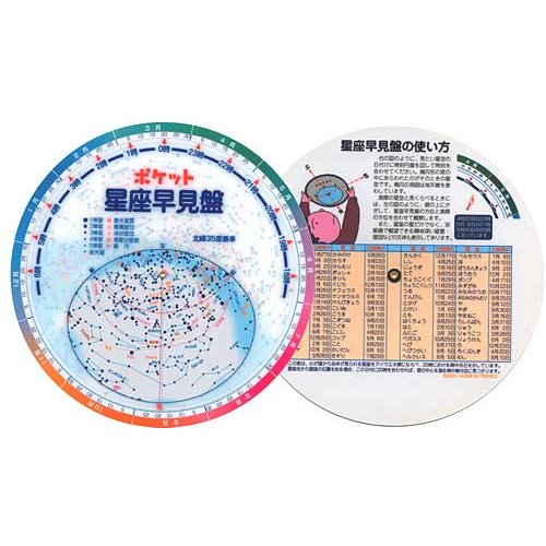 ポケット星座早見盤 1