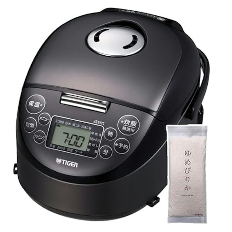 IH炊飯器 3合炊き スチールブラック 1