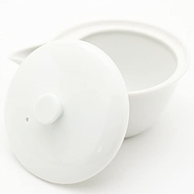宝瓶 白磁 陶網 美濃焼 茶器 急須 5