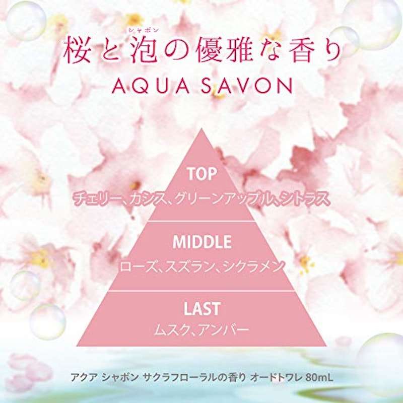アクアシャボン サクラフローラルの香り 4