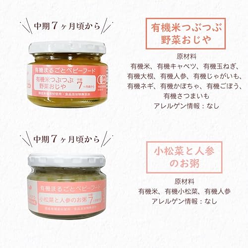 有機まるごとベビーフード 6種類 12食セット 3