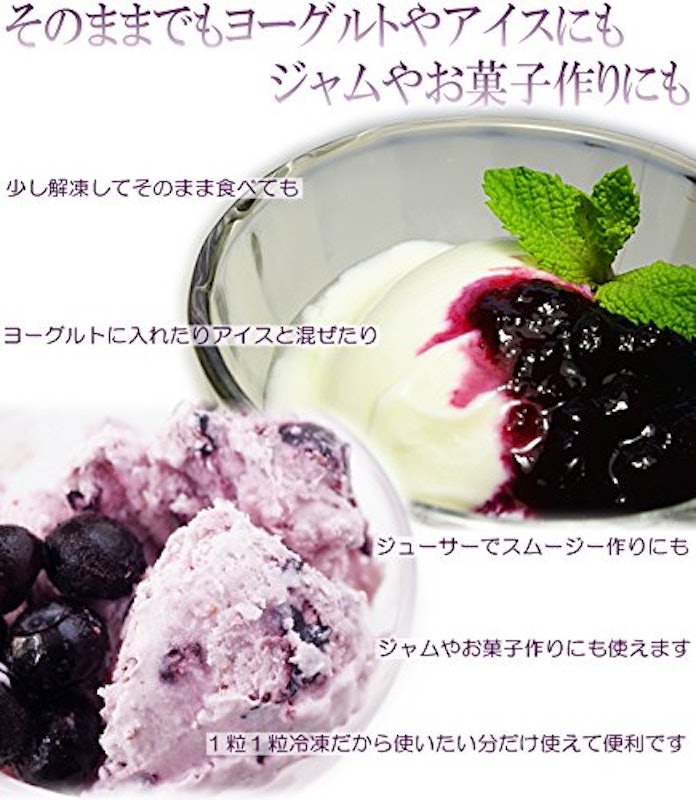冷凍ブルーベリー 4