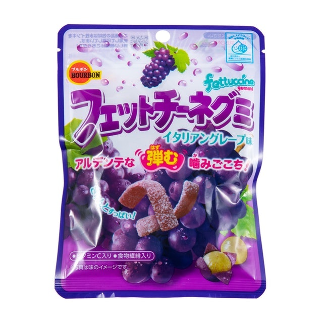 フェットチーネグミ イタリアングレープ味 1枚目