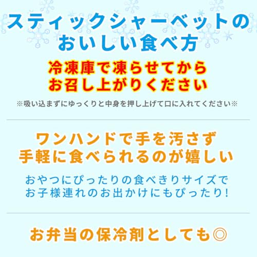スティックシャーベット 長野シャインマスカット 3