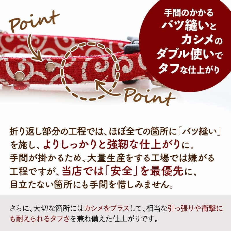 ダブルリング バックル首輪 5